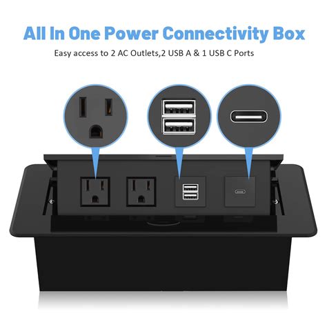 usb poer supply fits in junction box|usb outlets for home.